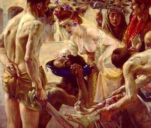 Salome Receiving the Head of St. John the Baptist, by Lovis Corinth